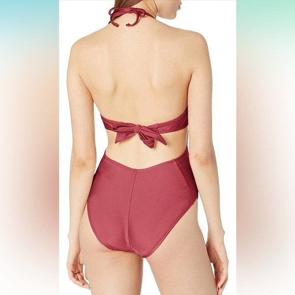 Kenneth Cole Women's Standard Stappy Push Up Mio One Piece Swimsuit size small - Picture 2 of 8